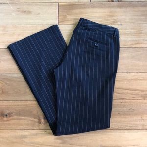 Limited Pinstriped Dress Pants Flare drew fit 4